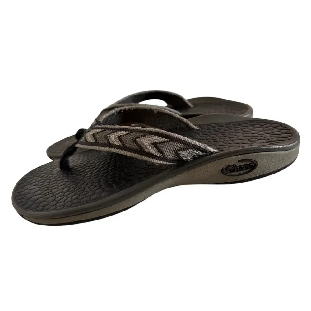 Chaco Classic Flip‎ Flop Thong Sandals Black Men Sz 7 Women’s 8.5 Gorpcore Beach
